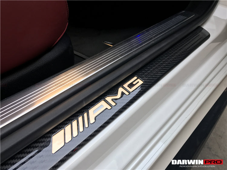2014-2021 Mercedes Benz C217 S63 S65 AMG Coupe Autoclave Carbon Fiber Door Sills Steps Cover - DarwinPRO Aerodynamics