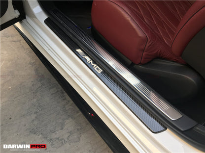 2014-2021 Mercedes Benz C217 S63 S65 AMG Coupe Autoclave Carbon Fiber Door Sills Steps Cover - DarwinPRO Aerodynamics