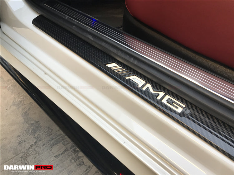 2014-2021 Mercedes Benz C217 S63 S65 AMG Coupe Autoclave Carbon Fiber Door Sills Steps Cover - DarwinPRO Aerodynamics
