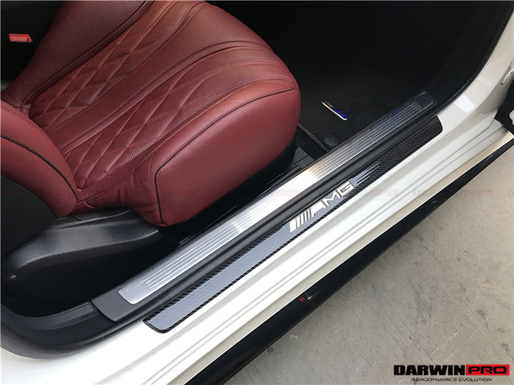 2014-2021 Mercedes Benz C217 S63 S65 AMG Coupe Autoclave Carbon Fiber Door Sills Steps Cover - DarwinPRO Aerodynamics