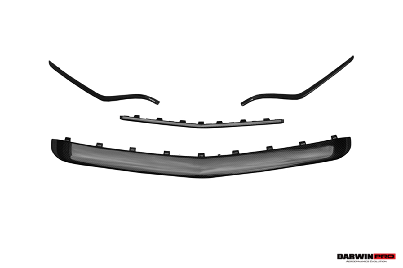 2014-2017 Mercedes Benz C217 S63 S65 AMG Coupe Carbon Fiber Front Bumper Lip - DarwinPRO Aerodynamics