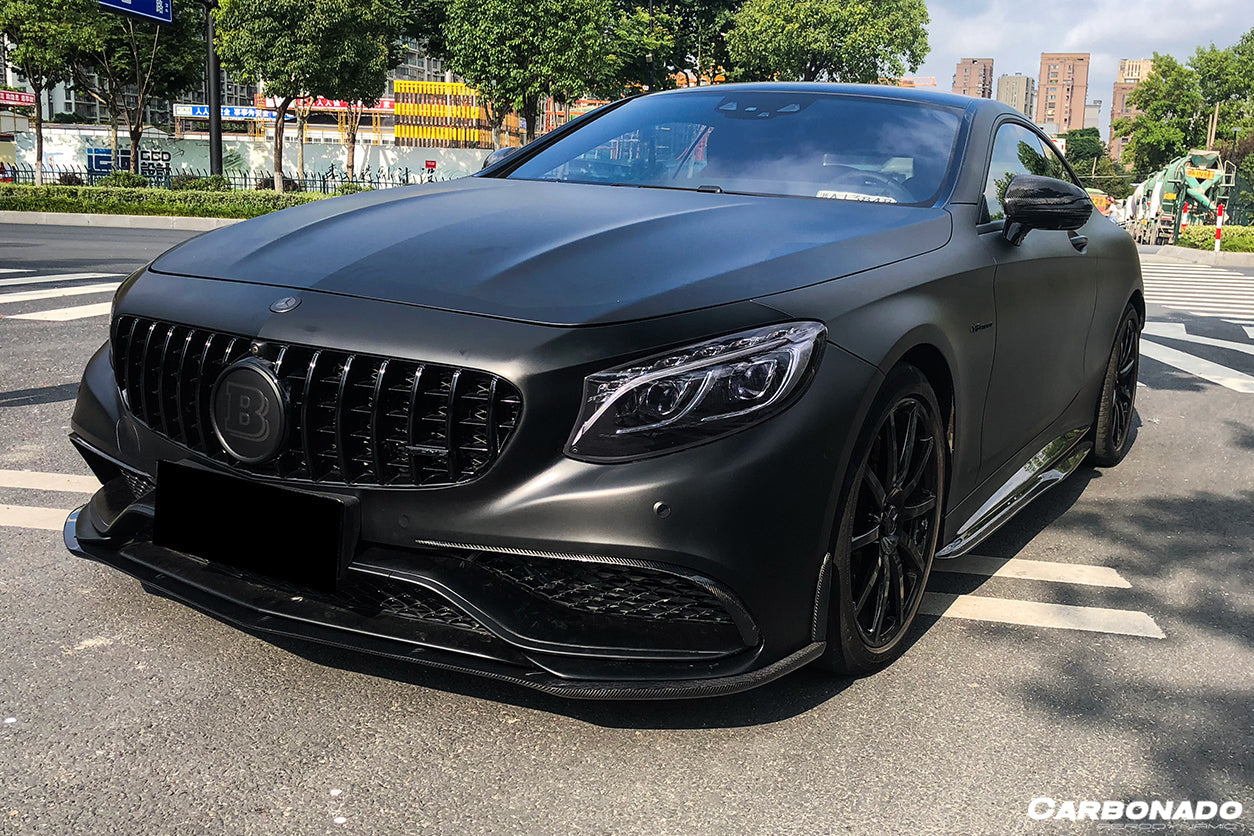 2014-2017 Mercedes Benz C217 S63 S65 AMG Coupe Carbon Fiber Front Canards - DarwinPRO Aerodynamics