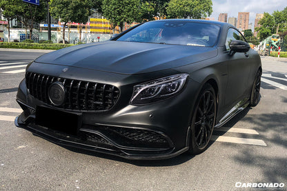 2014-2017 Mercedes Benz C217 S63 S65 AMG Coupe Carbon Fiber Front Canards - DarwinPRO Aerodynamics
