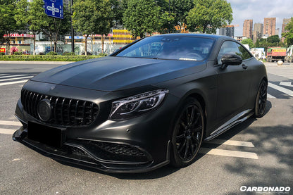 2014-2017 Mercedes Benz C217 S63 S65 AMG Coupe Carbon Fiber Front Canards - DarwinPRO Aerodynamics