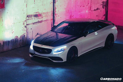 2014-2017 Mercedes Benz C217 S63 S65 AMG Coupe Carbon Fiber Hood