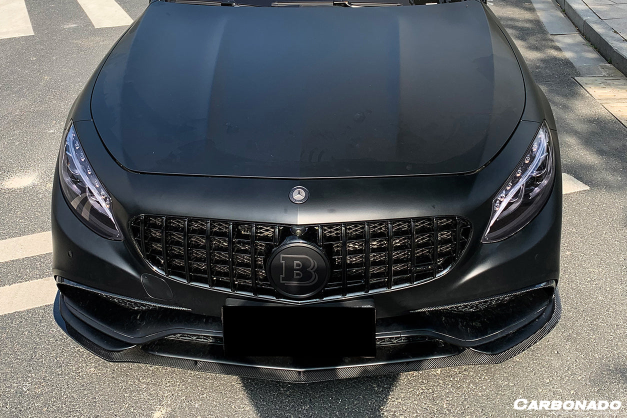 2014-2017 Mercedes Benz C217 S63 S65 AMG Coupe Carbon Fiber Front Bumper Lip - DarwinPRO Aerodynamics