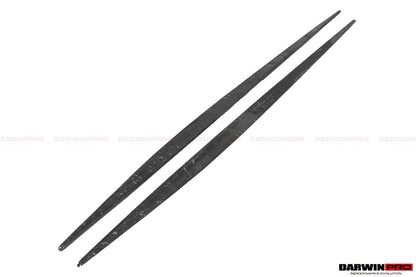 2014-2021 Mercedes Benz C217 S63 S65 AMG Coupe Carbon Fiber Side Skirts Extension