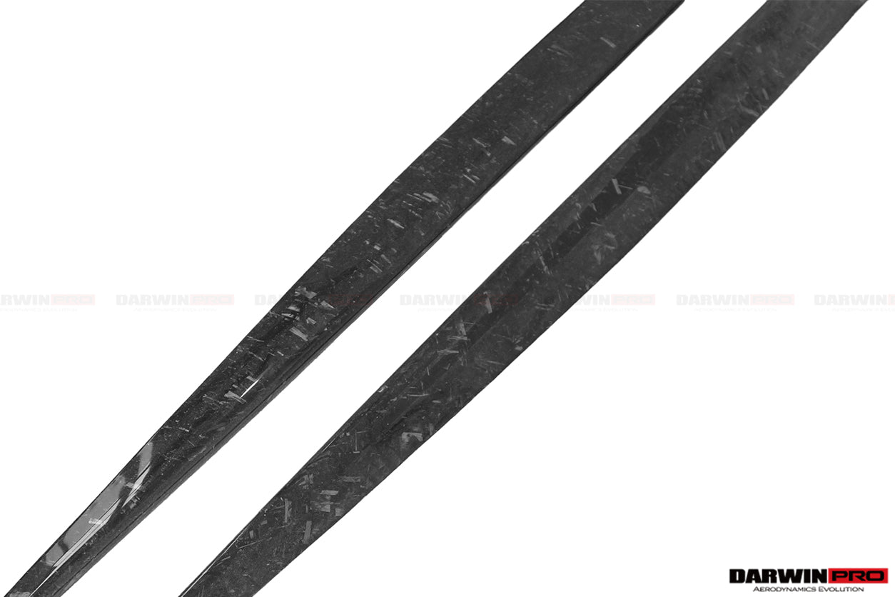 2014-2021 Mercedes Benz C217 S63 S65 AMG Coupe Carbon Fiber Side Skirts Extension