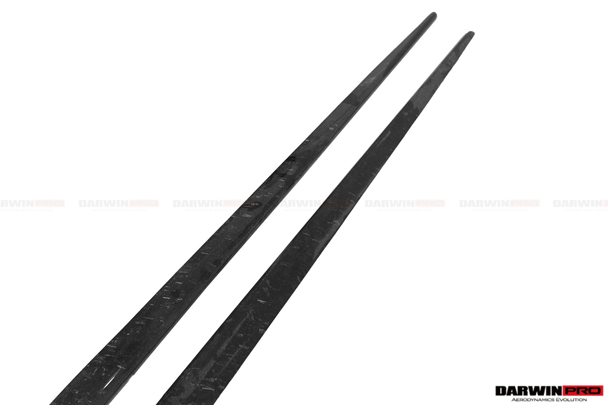 2014-2021 Mercedes Benz C217 S63 S65 AMG Coupe Carbon Fiber Side Skirts Extension