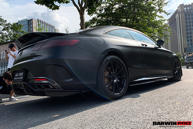 2014-2021 Mercedes Benz C217 S63 S65 AMG Coupe Carbon Fiber Rear Lip - DarwinPRO Aerodynamics