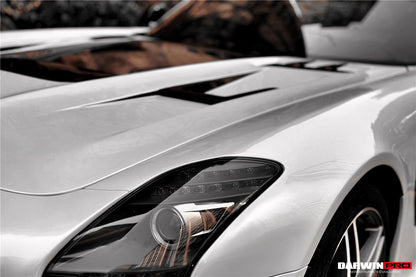 2010-2015 Mercedes Benz W197 SLS AMG IMP Performance Carbon Fiber Hood - DarwinPRO Aerodynamics