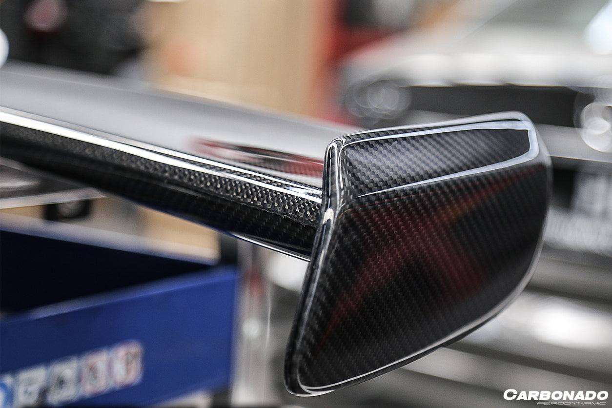 Mercedes Benz W204 C Class  C63 AMG Sedan BKSS Style Carbon Fiber Trunk Spoiler - DarwinPRO Aerodynamics