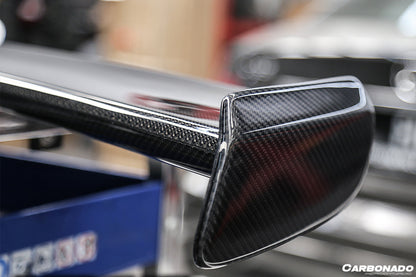 Mercedes Benz W204 C Class  C63 AMG Sedan BKSS Style Carbon Fiber Trunk Spoiler - DarwinPRO Aerodynamics