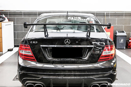 Mercedes Benz W204 C Class  C63 AMG Sedan BKSS Style Carbon Fiber Trunk Spoiler - DarwinPRO Aerodynamics
