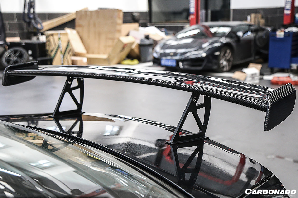 Mercedes Benz W204 C Class  C63 AMG Sedan BKSS Style Carbon Fiber Trunk Spoiler - DarwinPRO Aerodynamics