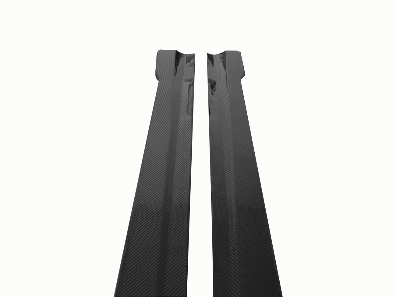 2012-2014 Mercedes Benz W204 C Class Coupe DP Style Carbon Fiber Side Skirts Under Board