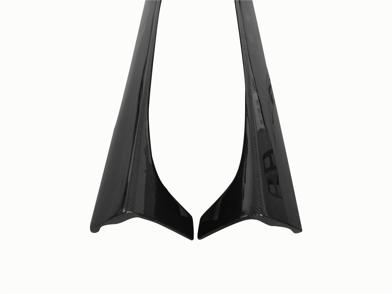 2012-2014 Mercedes Benz W204 C Class Coupe DP Style Carbon Fiber Side Skirts Under Board