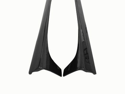 2012-2014 Mercedes Benz W204 C Class Coupe DP Style Carbon Fiber Side Skirts Under Board