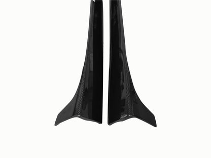 2012-2014 Mercedes Benz W204 C Class Coupe DP Style Carbon Fiber Side Skirts Under Board