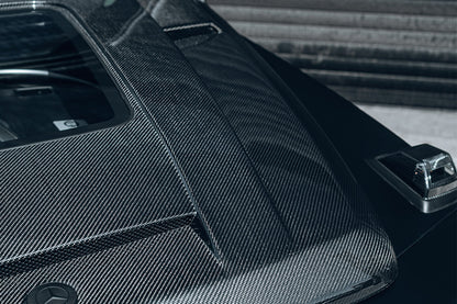 2019-2025 Mercedes Benz W464 | W465 G Wagon IMP Performance Partial Carbon Fiber Hood | Fits G500, G550, G63 AMG