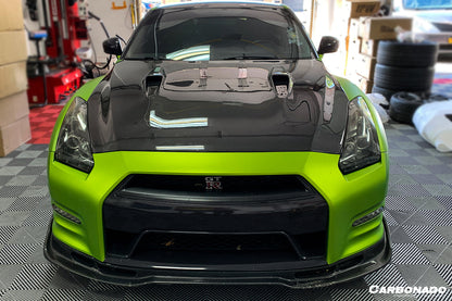 2008-2016 Nissan GTR R35 CBA DBA BSE Style Carbon Fiber Hood