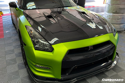 2008-2016 Nissan GTR R35 CBA DBA BSE Style Carbon Fiber Hood