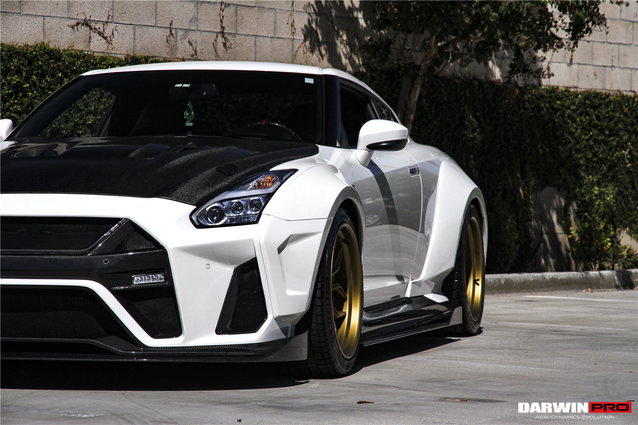 DarwinPRO 2008-2023 Nissan GTR R35 CBA DBA EBA BKSSII Style Front Bumper - DarwinPRO Aerodynamics