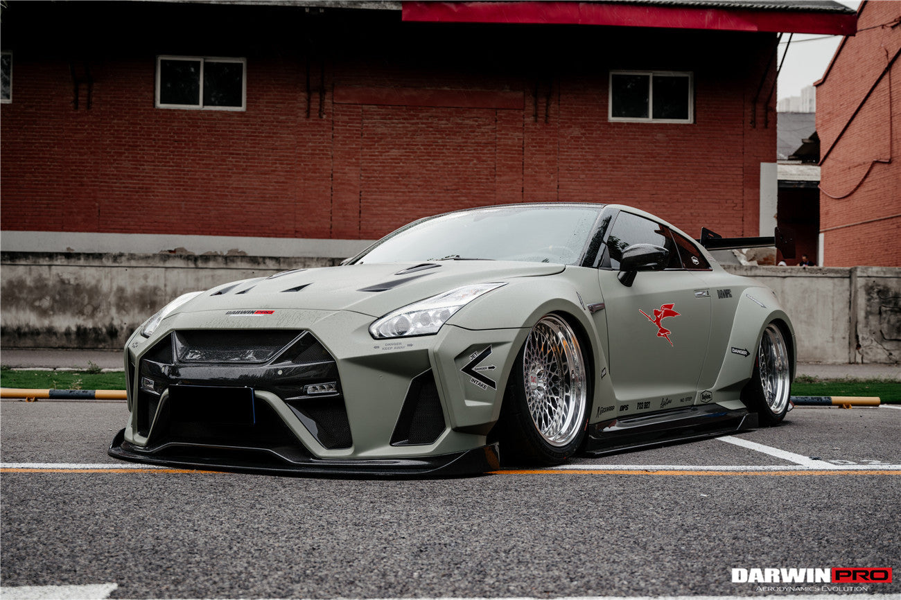 DarwinPRO 2008-2023 Nissan GTR R35 CBA DBA EBA BKSSII Style Front Bumper - DarwinPRO Aerodynamics