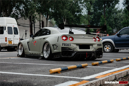 DarwinPRO 2008-2023 Nissan GTR R35 CBA DBA EBA BKSSII Style Rear Bumper with Diffuser Undertray And LED Light