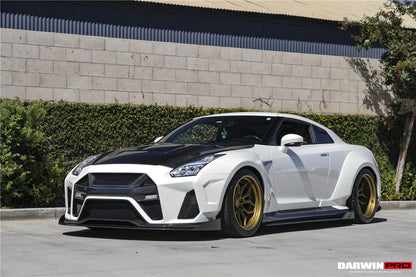 DarwinPRO 2008-2023 Nissan GTR R35 CBA DBA EBA BKSSII Style Front Bumper - DarwinPRO Aerodynamics