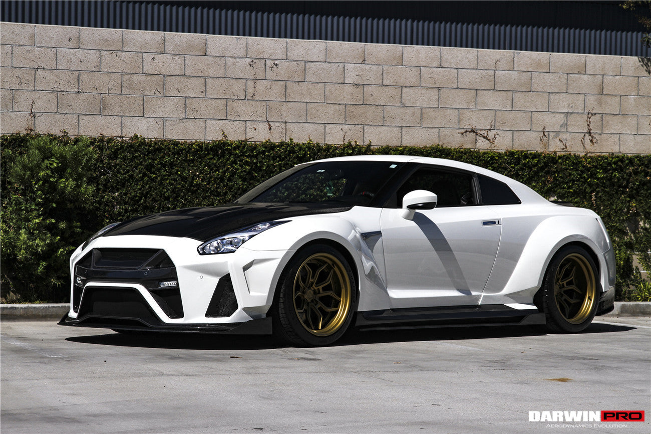 DarwinPRO 2008-2023 Nissan GTR R35 CBA DBA EBA BKSSII Style Front Bumper - DarwinPRO Aerodynamics