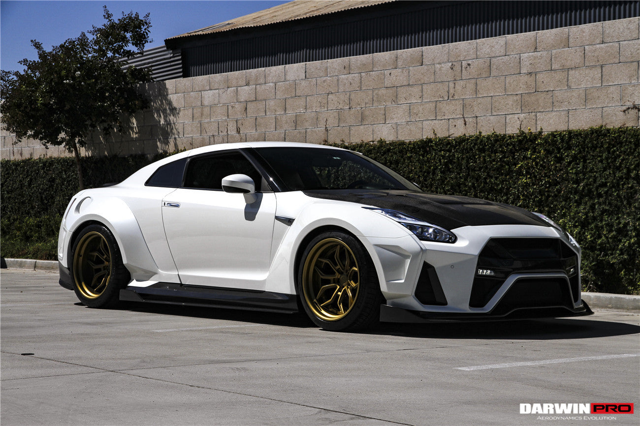 DarwinPRO 2008-2023 Nissan GTR R35 CBA DBA EBA BKSSII Style Front Bumper - DarwinPRO Aerodynamics