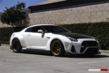 DarwinPRO 2008-2023 Nissan GTR R35 CBA DBA EBA BKSSII Style Front Bumper - DarwinPRO Aerodynamics