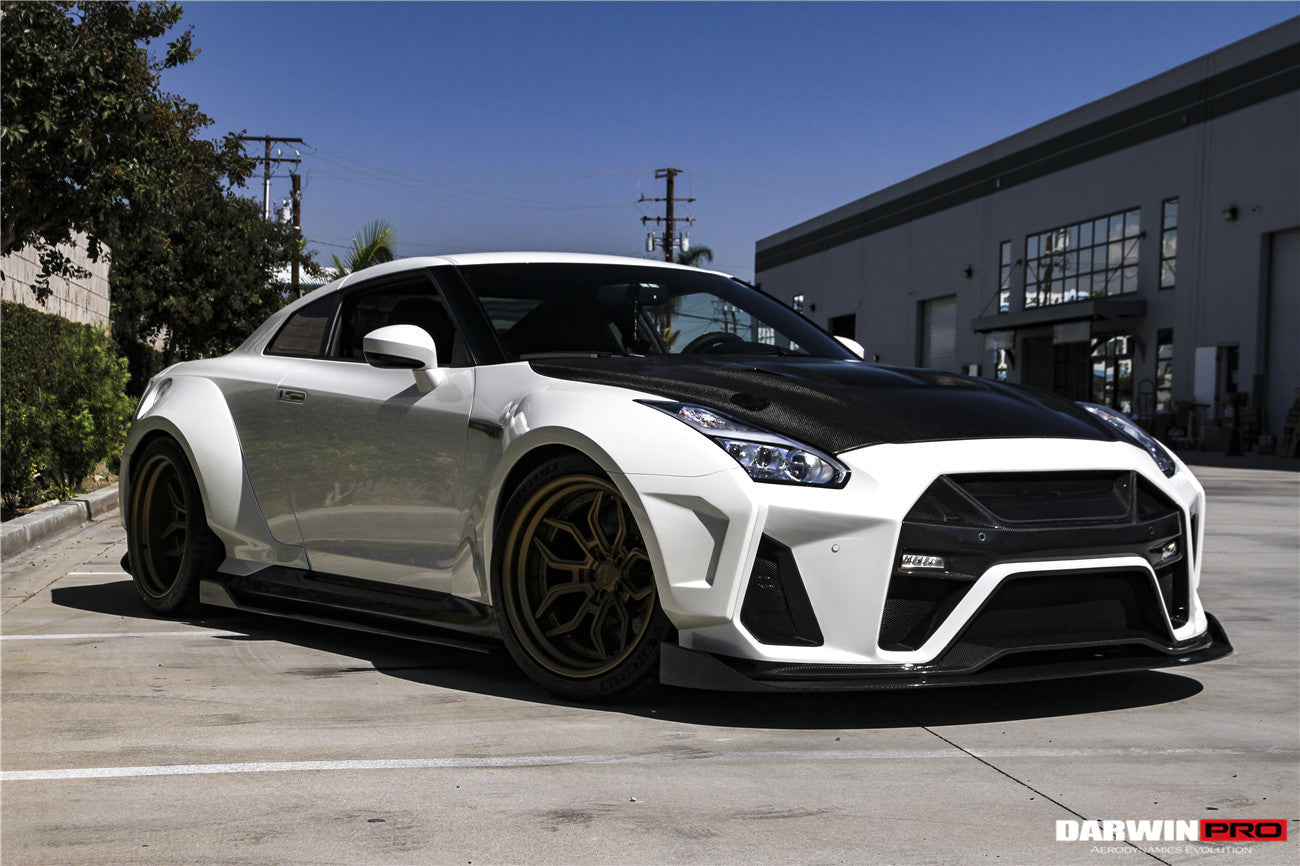 DarwinPRO 2008-2023 Nissan GTR R35 CBA DBA EBA BKSSII Style Front Bumper - DarwinPRO Aerodynamics