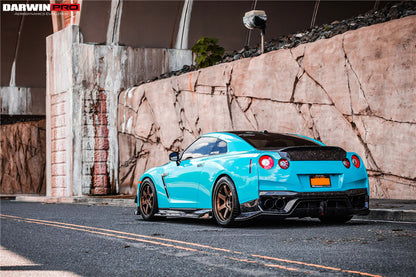 DarwinPRO 2017-2023 Nissan GTR R35 EBA BKSS Style Carbon Fiber Rear Diffuser