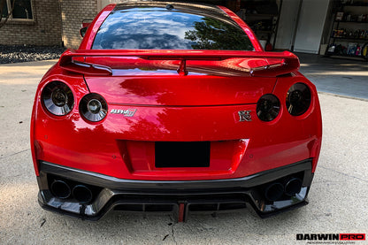 DarwinPRO 2017-2023 Nissan GTR R35 EBA BKSS Style Carbon Fiber Rear Diffuser