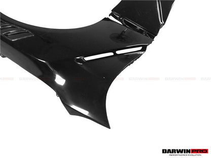 2008-2023 Nissan GTR R35 CBA DBA EBA NSM Style Partial Carbon Fiber Fender - DarwinPRO Aerodynamics