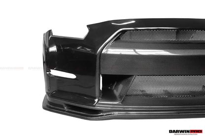 2008-2016 Nissan GTR R35 CBA DBA Ver15 NSM Style Partial Carbon Fiber Front Bumper