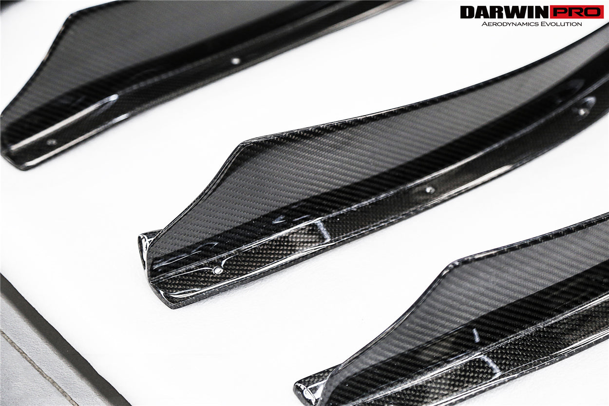 2012-2023 Nissan GTR R35 DBA EBA BKSS Style Carbon Fiber Rear Diffuser Canards