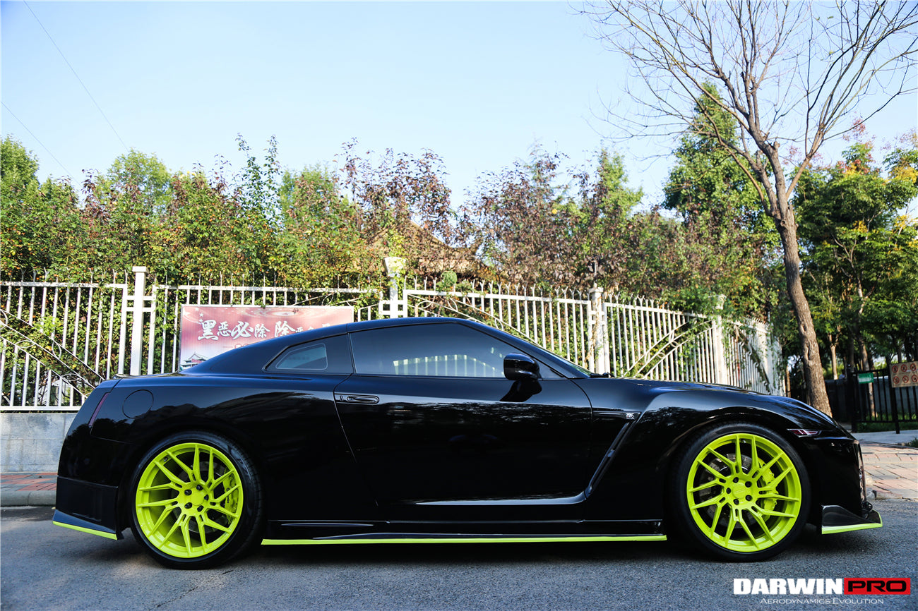 2015-2023 Nissan GTR R35 DBA EBA Carbon Fiber Fender Logo Cover - DarwinPRO Aerodynamics