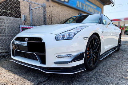 2012-2016 Nissan GTR R35 DBA NSM Style Partial Carbon Fiber Front Lip - DarwinPRO Aerodynamics