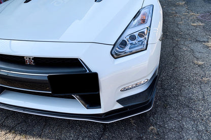 2012-2016 Nissan GTR R35 DBA NSM Style Partial Carbon Fiber Front Lip - DarwinPRO Aerodynamics