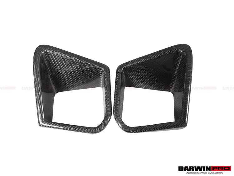 2017-2023 Nissan GTR R35 EBA BKSS Style Carbon Fiber Front Bumper Vents - DarwinPRO Aerodynamics