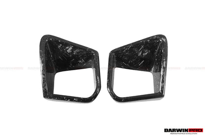 2017-2023 Nissan GTR R35 EBA BKSS Style Carbon Fiber Front Bumper Vents - DarwinPRO Aerodynamics
