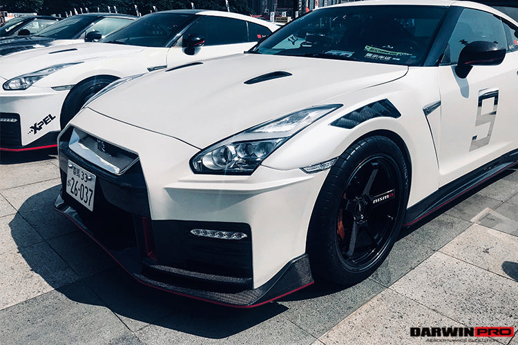 2008-2023 Nissan GTR R35 CBA DBA EBA NSM Style Partial Carbon Fiber Fender - DarwinPRO Aerodynamics