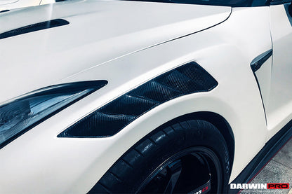 2008-2023 Nissan GTR R35 CBA DBA EBA NSM Style Partial Carbon Fiber Fender - DarwinPRO Aerodynamics