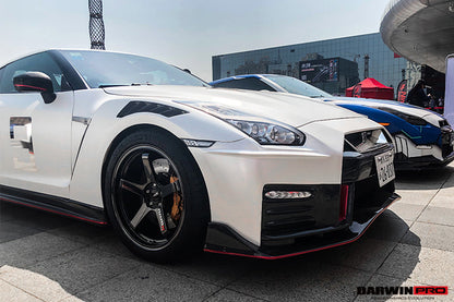 2008-2023 Nissan GTR R35 CBA DBA EBA NSM Style Partial Carbon Fiber Fender - DarwinPRO Aerodynamics