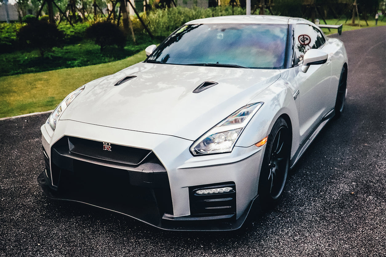 2017-2023 Nissan GTR R35 EBA NSM Style Partial Carbon Fiber Front Bumper