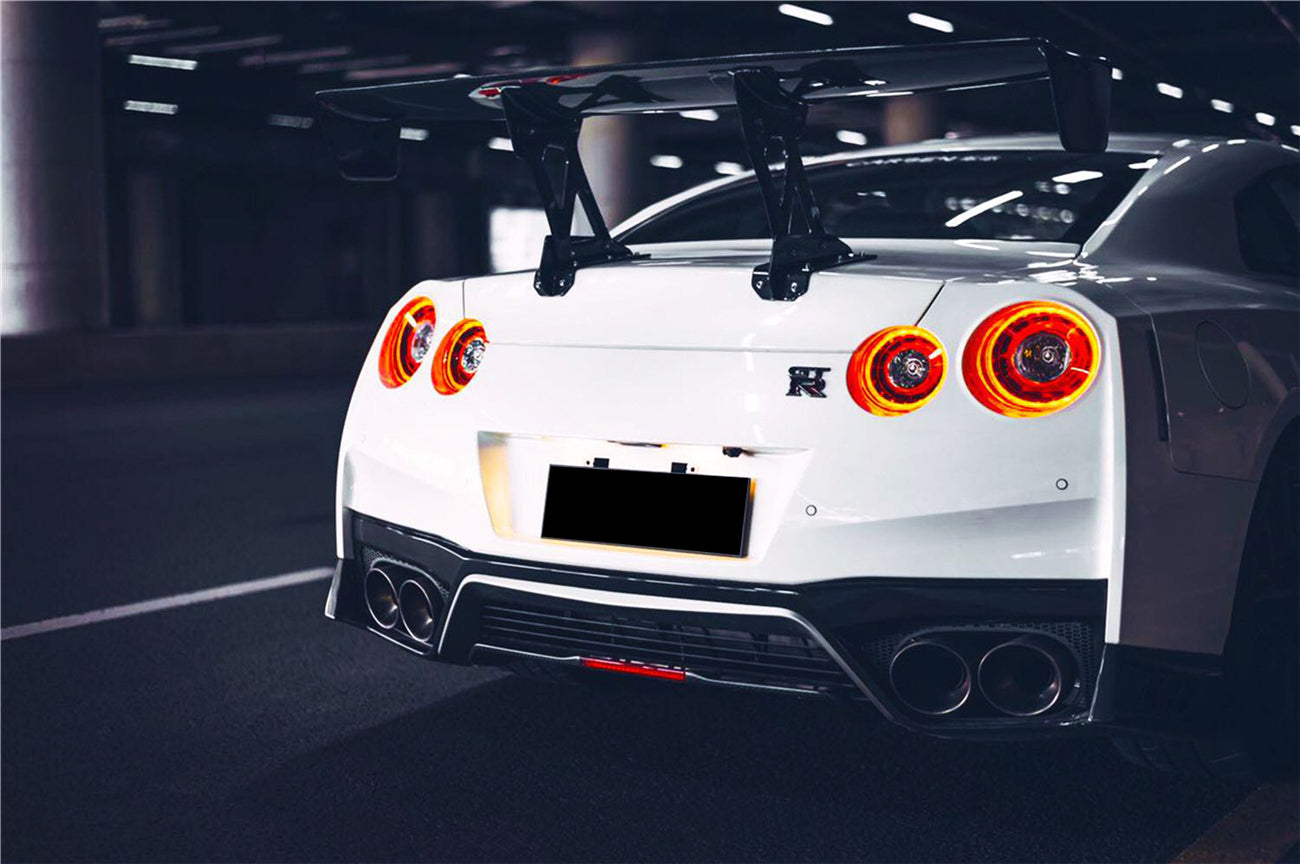 2012-2023 Nissan GTR R35 DBA EBA NSM Style Carbon Fiber Rear Diffuser Undertary With Break Light