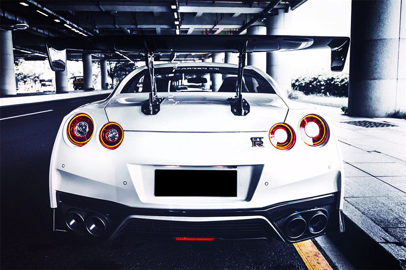 2012-2023 Nissan GTR R35 DBA EBA NSM Style Carbon Fiber Rear Diffuser Undertary With Break Light